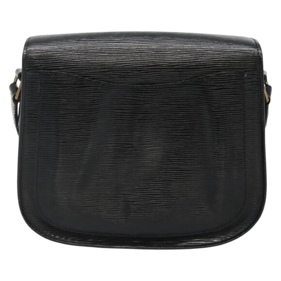 LOUIS VUITTON Epi Saint Cloud GM Shoulder Bag Black Noir M52192 LV Auth 136415 - Picture 2 of 16